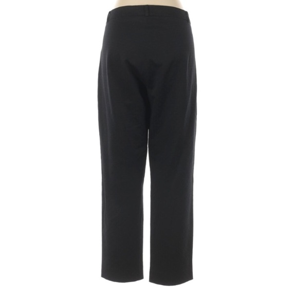 Vintage Monsoon Black Monochromatic Print Dress pants plus women’s 14 - Picture 3 of 5